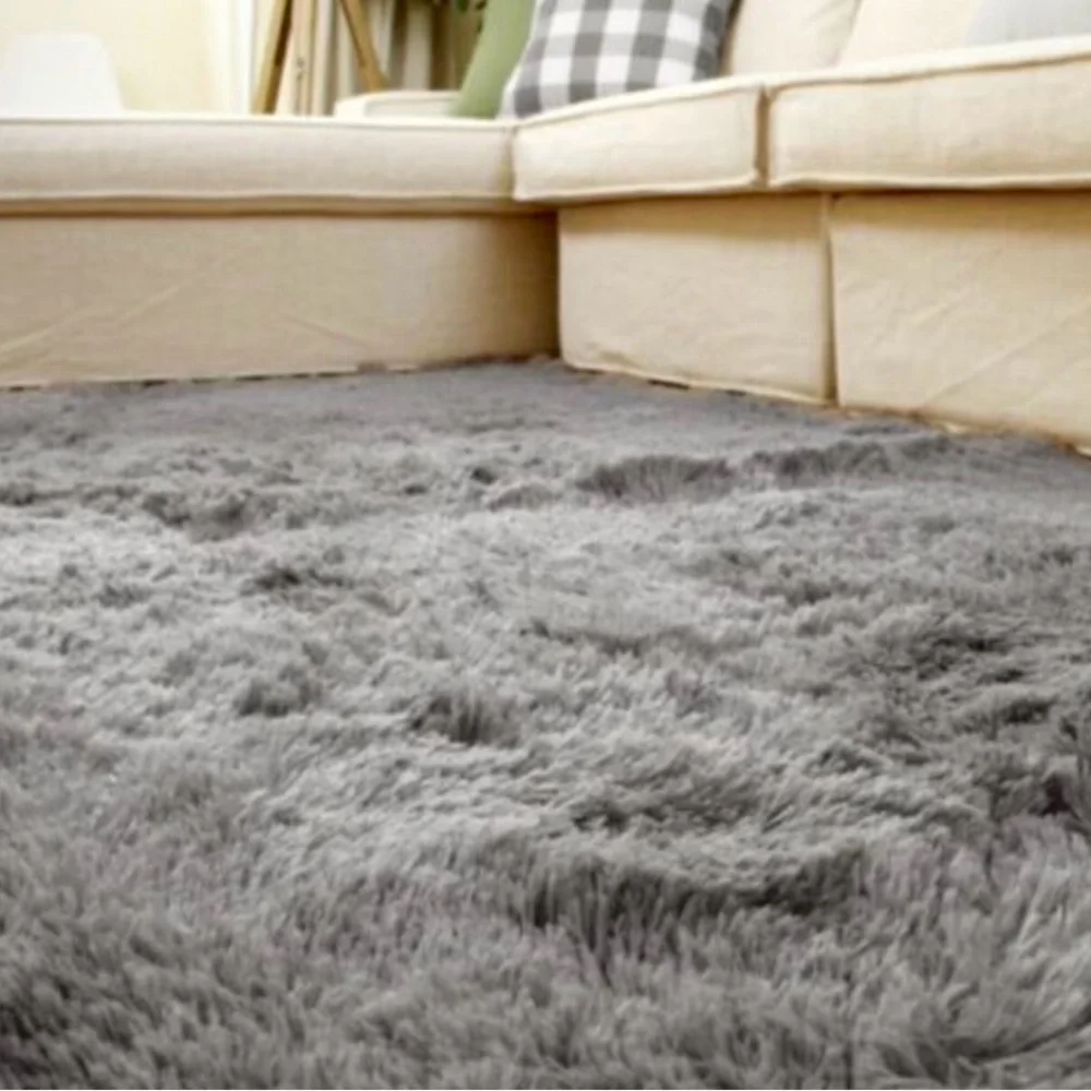 Rug - Gray Accent Area Carpet - Size 4x6 - Picture 2 of 10